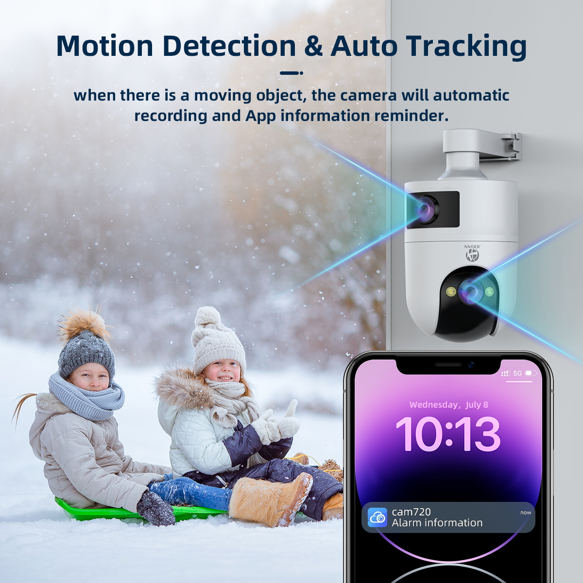 4K PTZ กล้อง IP กันน้ํากลางแจ้ - Baby Monitor Split Screen บทวิจารณ์และราคา