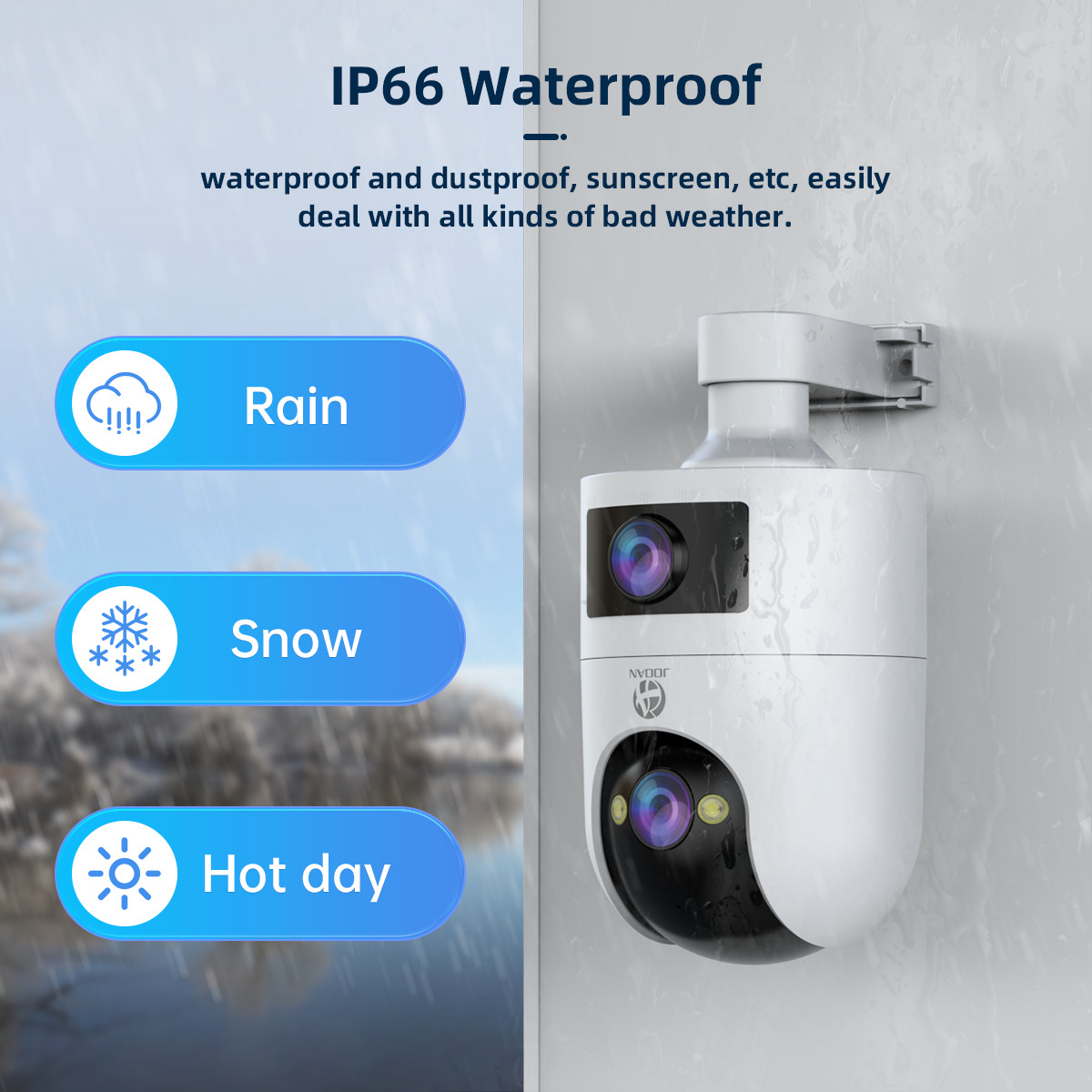 4K PTZ กล้อง IP กันน้ํากลางแจ้ - Baby Monitor Split Screen บทวิจารณ์และราคา