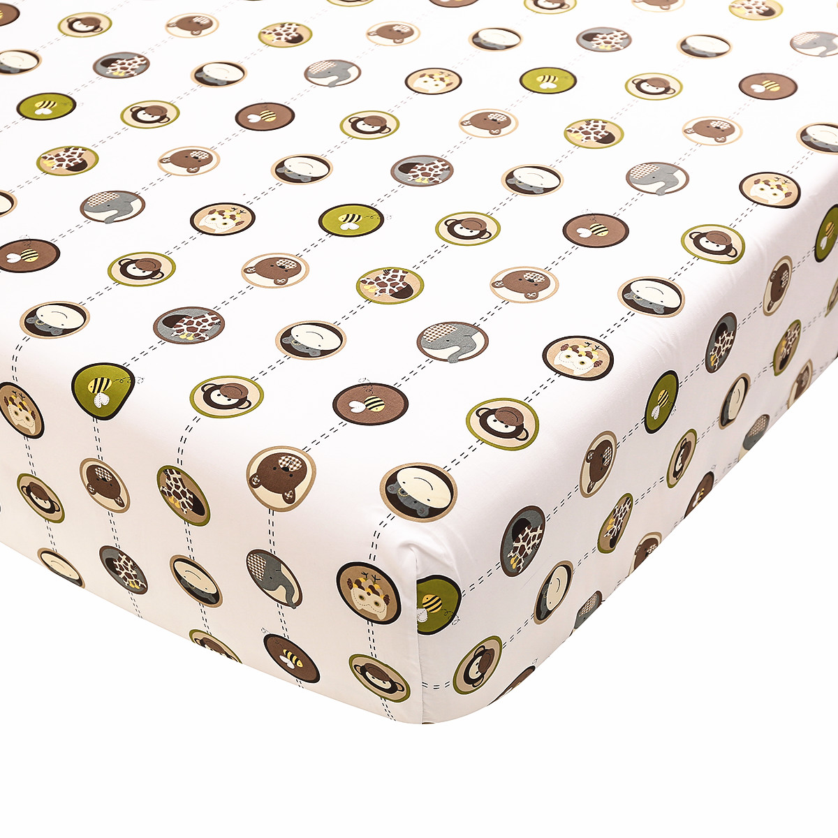 3 ชิ้นปักทารกแรกเกิด Cot ชุดเค - Baby Nursery Jungle Theme บทวิจารณ์และราคา