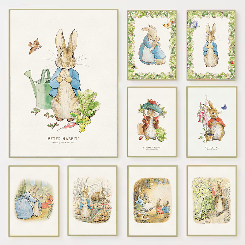 1PC ภาพพิมพ์ศิลปะตกแต่งแบบไม่ม - Baby Nursery Vintage บทวิจารณ์และราคา